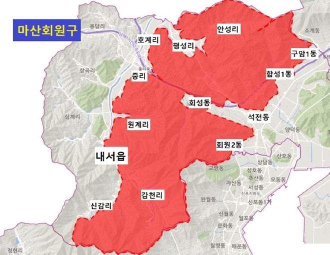 마산회원구, 개발제한구역 내 불법행위 특별단속 실시(마산회원구 건축허가과).jpg