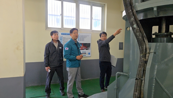 마산회원구, 여름철 우기 대비 배수펌프장 집중 점검(마산회원구 안전건설과) (1).jpg